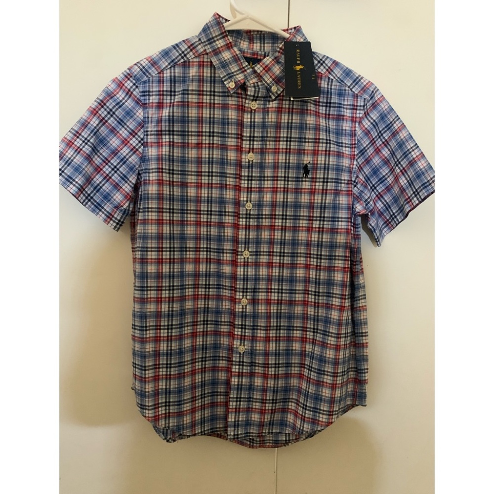 Ralph Lauren Boys Button-Down Shirt Size 10-12